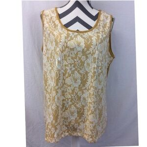 Covington Sleeveless XL Blouse
